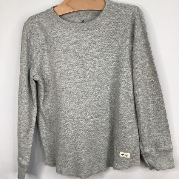 Size 6-7: Gap Grey Thermal Long Sleeve Shirt