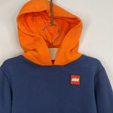 Size 6-7: LEGO Blue/Orange Pullover Hoodie