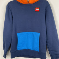 Size 6-7: LEGO Blue/Orange Pullover Hoodie