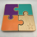 Lovevery Chunky Wooden 4pc Puzzle