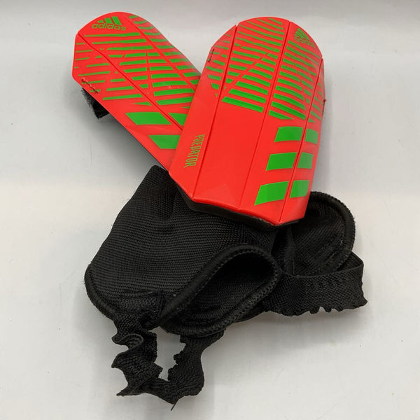 Adidas Neon Orange/Green Shin Guards