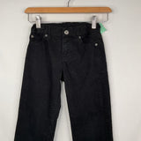 Size 7: Janie and Jack Black Corduroy Adjustable Waist Pants