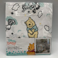 Disney Baby Winnie the Pooh Hugs Fitted Crib Sheet NEW