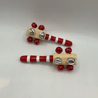 2pc Wooden Jingle Bells