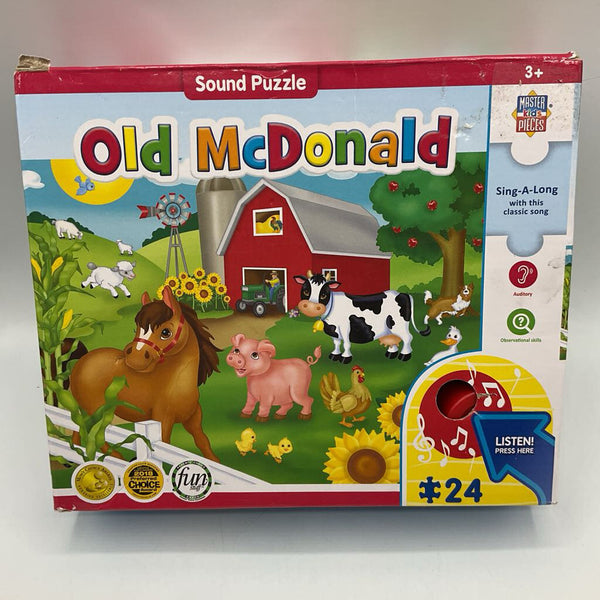 24pc Old McDonald Sound Puzzle