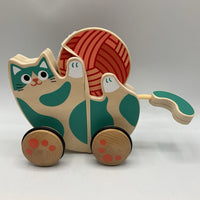 Hape Wooden Roll & Rattle Kitten