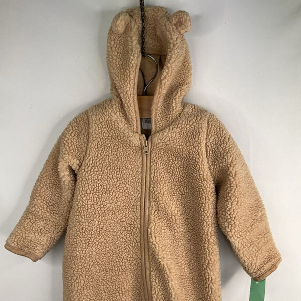 Size 6-12m: Gap Brown Teddy Ear Sherpa Bunting