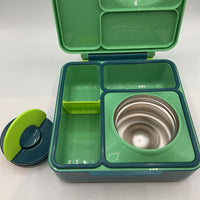 OmieBox Blue/Green Bento Box