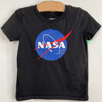 Size 4: Lands' End Black Blue NASA T-Shirt