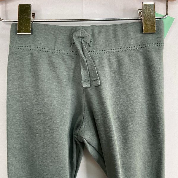 Size 3-6m: Colored Organics Green-Grey Cozy Pants