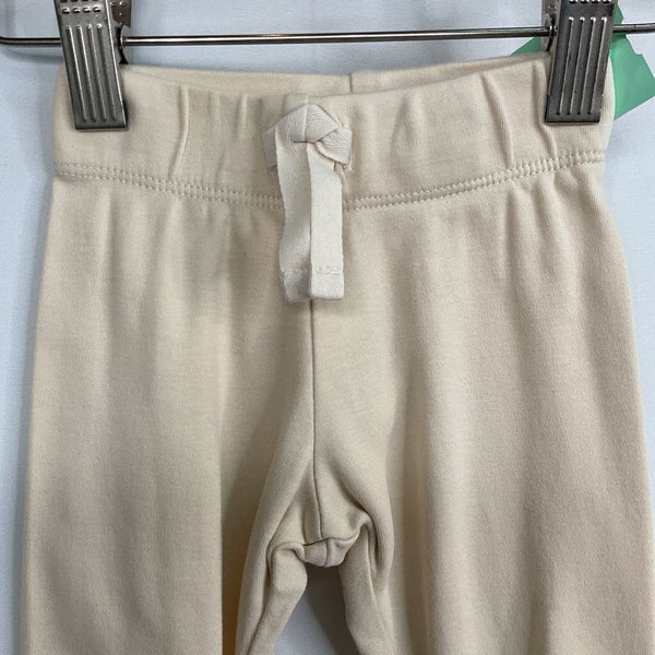 Size 3-6m: Colored Organics Creme Cozy Pants