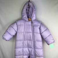 Size 6-12m: Columbia Purple Fleece Lined Puffy Bunting