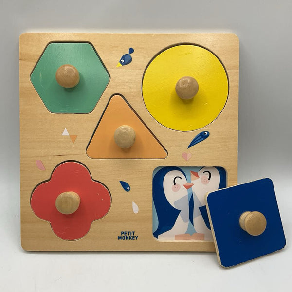 Petit Monkey Shapes Peg Puzzle