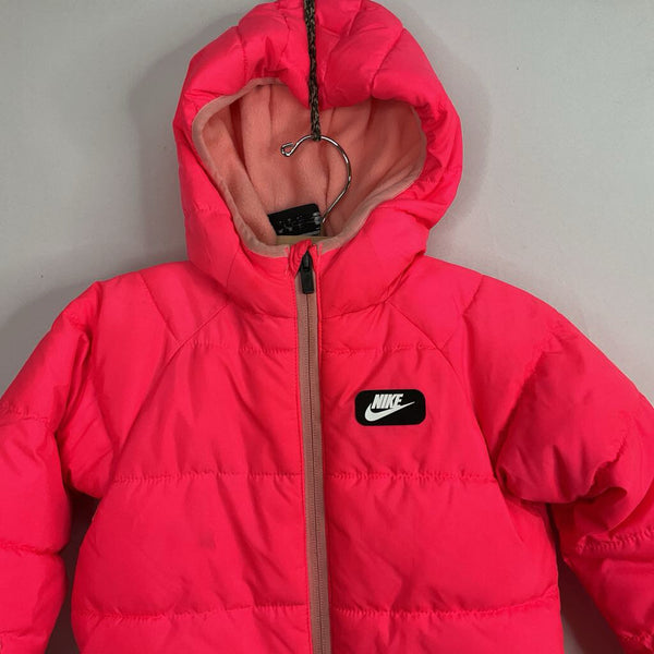 Size 18m: Nike Hot Pink Fleece Lined Poly Fill Snowsuit