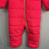 Size 18m: Nike Hot Pink Fleece Lined Poly Fill Snowsuit