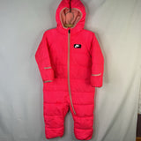 Size 18m: Nike Hot Pink Fleece Lined Poly Fill Snowsuit