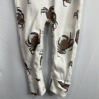 Size 18-24m: Kate Quinn White/Brown Crabs Hooded Romper