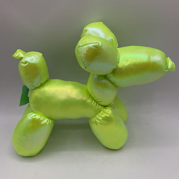 Green Iridescent Balloon Dog Plush