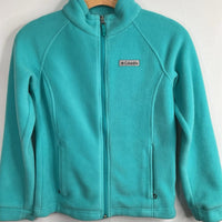 Size 10-12: Columbia Blue Fleece Zip-Up Coat