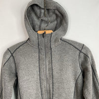 Size 7-8: Kuhl Grey Knit Zip-Up Hoodie