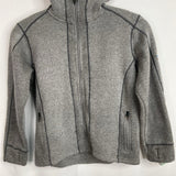 Size 7-8: Kuhl Grey Knit Zip-Up Hoodie