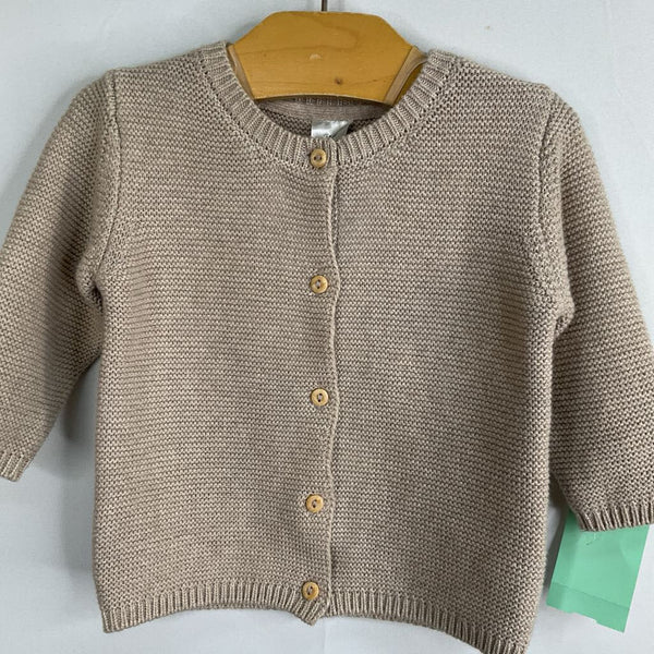 Size 3m: H&M Beige Button-Up Cardigan