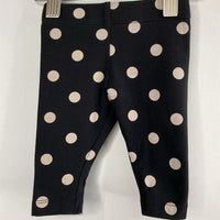 Size 0-3m: Primary Black/Grey Dots Cozy Pants