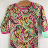 Size 6-9m: Vera Bradley Green/Pink Paisley Pajamas