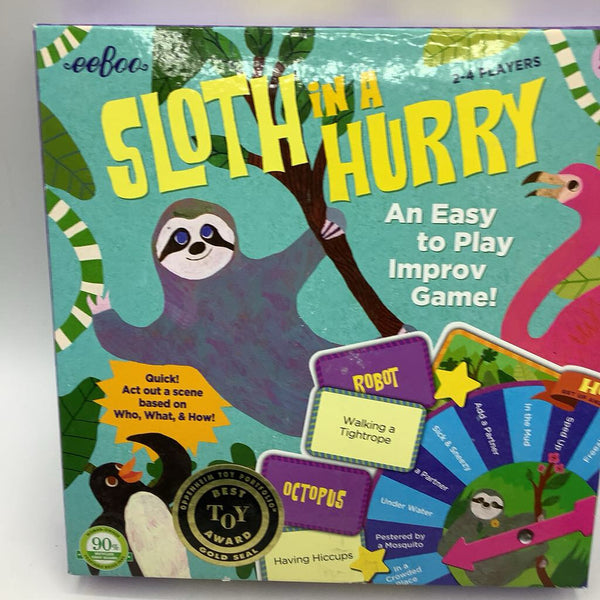 Sloth in a Hurry Board Game