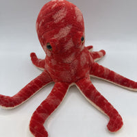 Aurora Red Octopus Plush