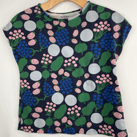 Size 9-10: Uniqlo Navy/Pink/Green Berries T-Shirt