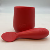 Ezpz Red Silicone Mini Cup/Spoon