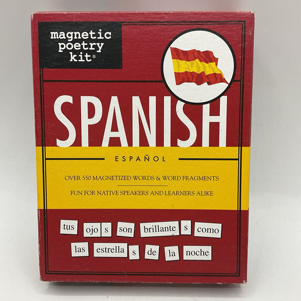 Spanish Magnetic Poetry Kit