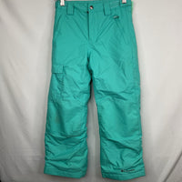 Size 8: Columbia Bright Blue Omni-Heat Insulated Snow Pants