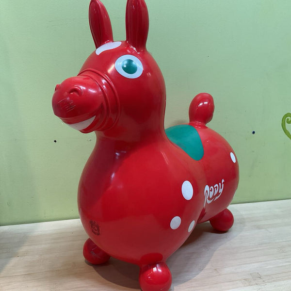 Red/Green Bouncy Horse