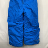 Size 4-5: Columbia Blue Fleece Lined Snow Bib