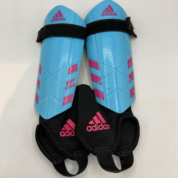 Adidas Blue/Pink Shin Guards