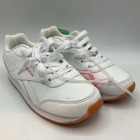 Size 13: Reebok White/Pink Lace-Up Sneakers NEW