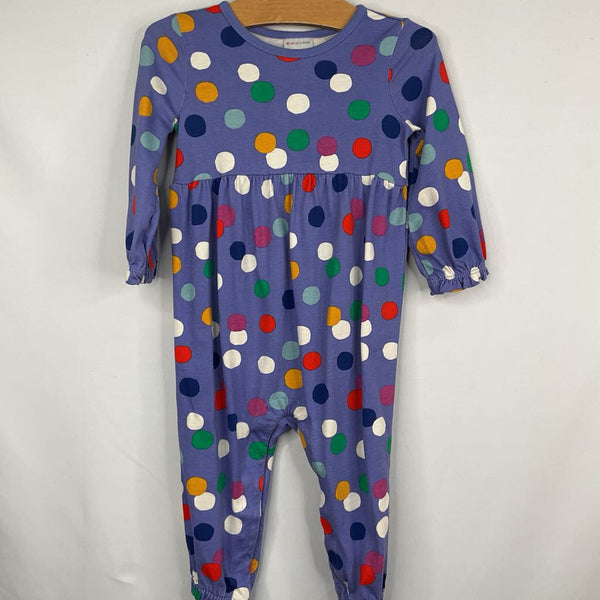 Size 18-24m (80): Hanna Andersson Purple/Colorful Dots Romper