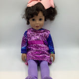 Adora 18" Doll w/ Purple Sequin Dress