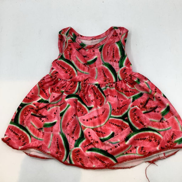 Pink Watermelon 18" Doll Dress