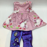 Purple/Pink Unicorn 18" Doll Outfit