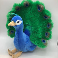 FAO Schwarz Blue/Green Peacock Plush