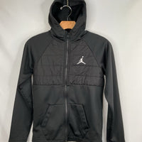 Size 10-12: Nike Air Jordan Black Zip-Up Hoodie