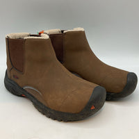 Size 13: Keen Brown Fleece Insulated Hiking Boots