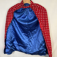 Size OS Youth: Red/White/Blue Stars Cape