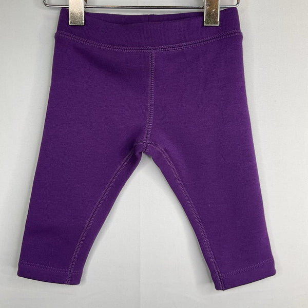 Size 3-6m: Primary Purple Fleece Lined Leggings NEW w/ Tags