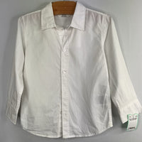 Size 3: H&M White Button-Up Shirt