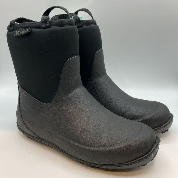 Size 3Y: Columbia Black Insulated Rain Boots