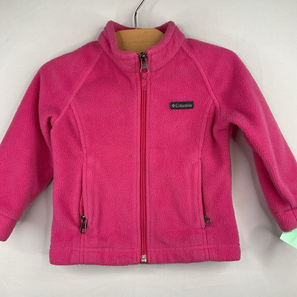 Size 2: Columbia Pink Fleece Zip-Up Coat REDUCED